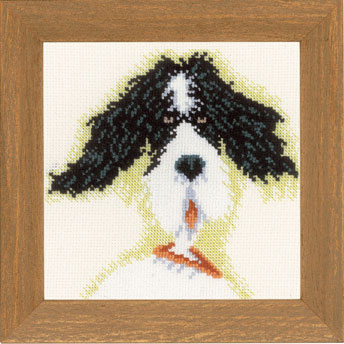 외국 십자수패키지 Lanarte/(소) BARNEY THE DOG-0021218