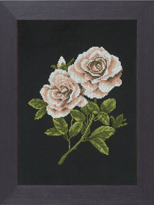 외국 십자수패키지 Lanarte/ROSES ON BLACK-0008337(38011A)