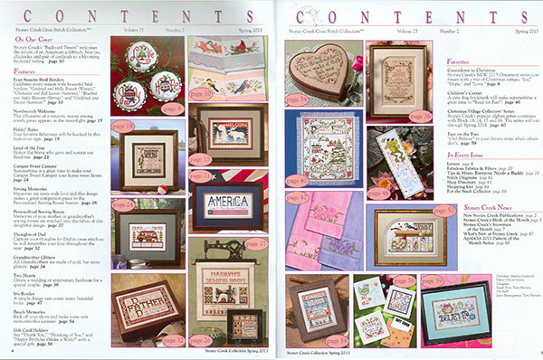 십자수잡지 STONEY CREEK-SPRING 2013