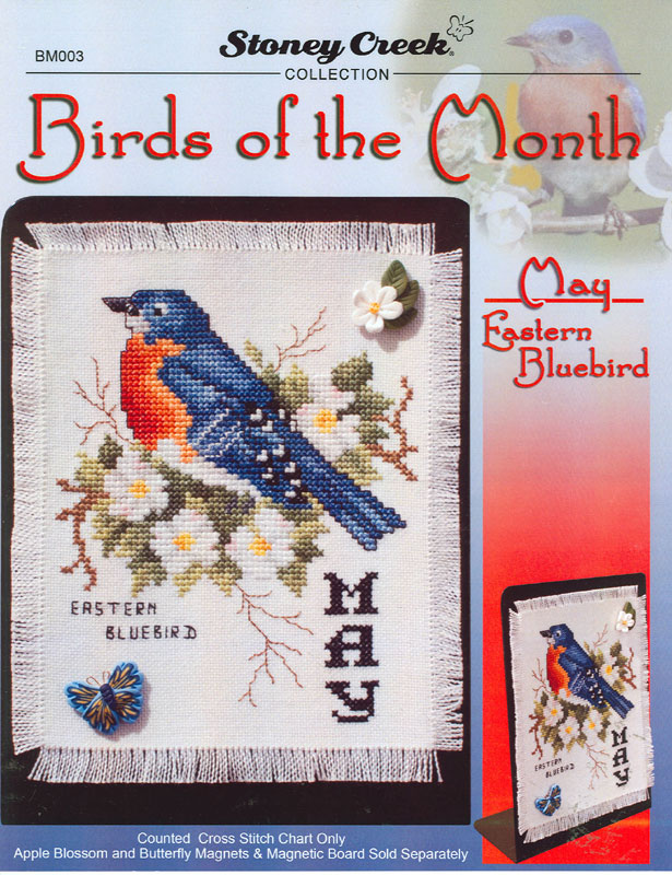 십자수도안책 Stoney/ BIRDS OF THE MONTH MAY-BM003