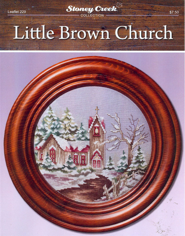 십자수도안책 Stoney/ LITTLE BROWN CHURCH-229