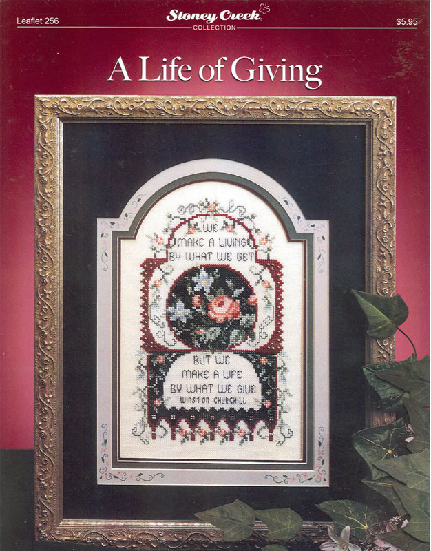 십자수도안책 Stoney/ A LIFE OF GIVING-256