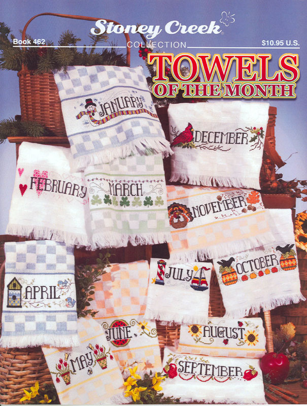 십자수도안책 Stoney/ TOWELS OF THE MONTH-462