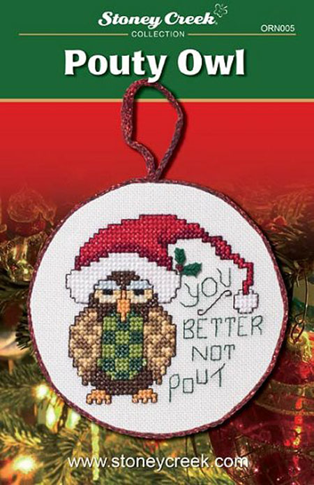 십자수도안책 Stoney/ 작은책 POUTY OWL-ORN005