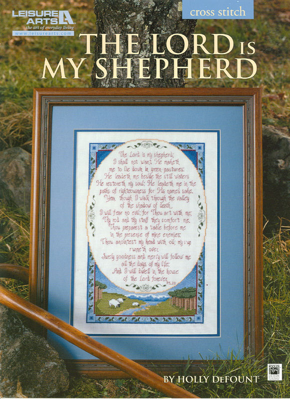 십자수도안책 Leisure Arts/ THE LORD IS MY SHEPHERD-5851