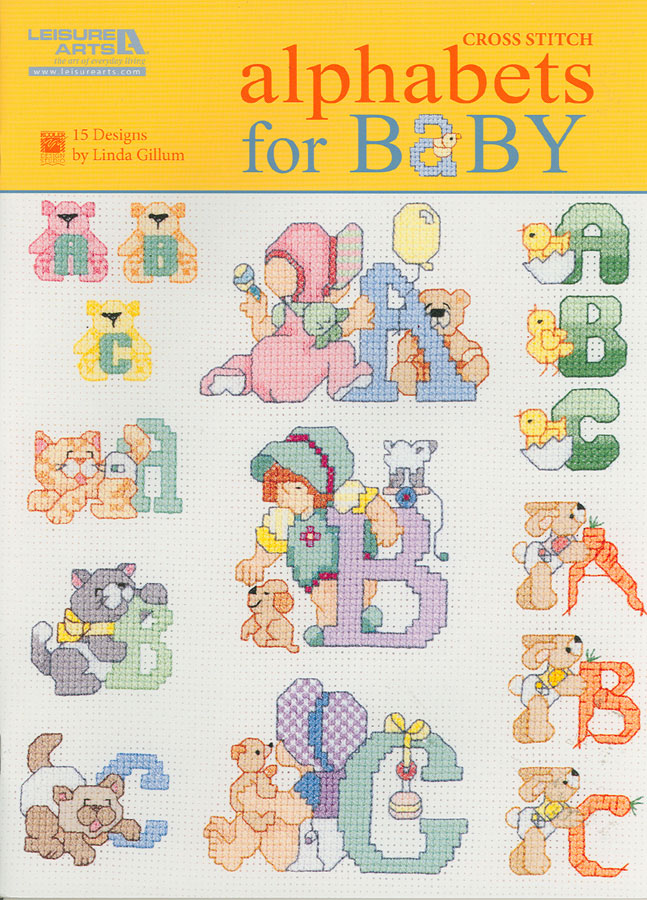십자수도안책 Leisure Arts/ ALPHABETS FOR BABY-5858