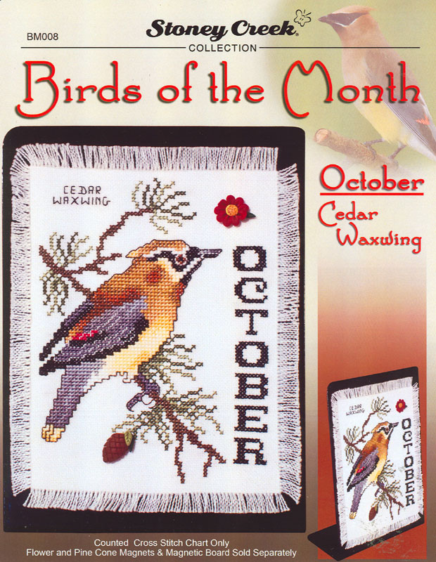 십자수도안책 Stoney/ BIRDS OF THE MONTH OCTOBER-BM008