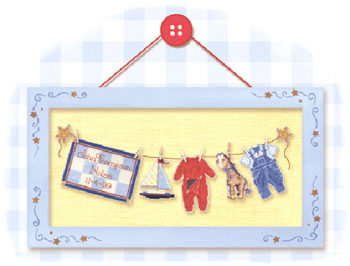 십자수도안책 Brookes Books/ ORIGINAL BABY BOY SUNSHINELINE-15755