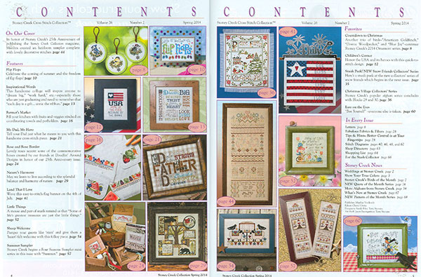 십자수잡지 STONEY CREEK-SPRING 2014