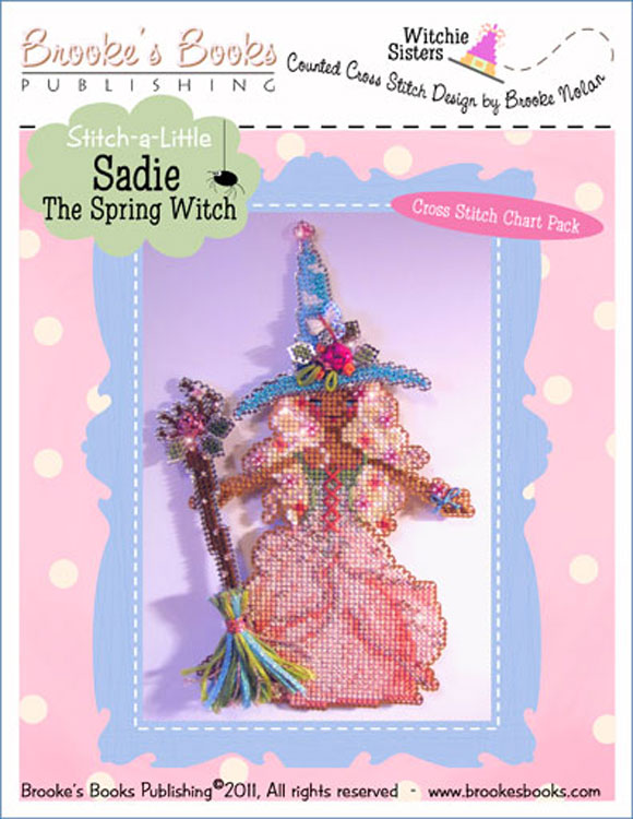 십자수도안책 Brookes Books/ SADIE THE SPRING WITCH-15778