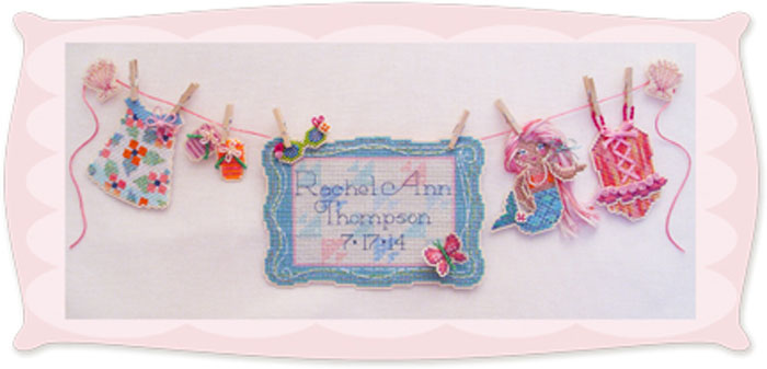 십자수도안책 Brookes Books/ SUMMER BABY GIRL SUNSHINELINE-15781