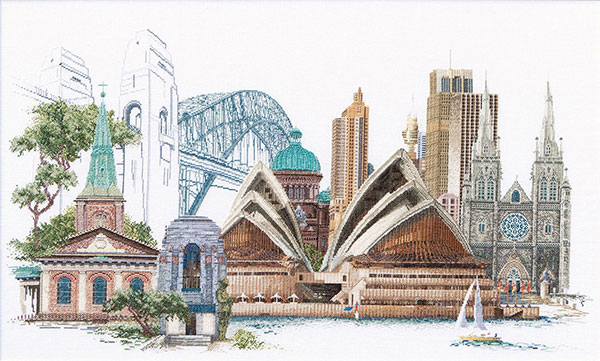 외국 십자수패키지 Thea Gouverneur/ SYDNEY(36ct)-TG480