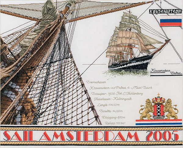 외국 십자수패키지 Thea Gouverneur/ SAIL 2005(27ct)-TG440