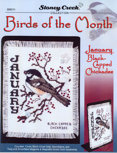 십자수도안책 Stoney/ BIRDS OF THE MONTH JANUARY-BM011