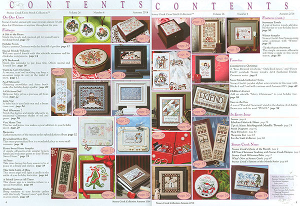 십자수잡지 STONEY CREEK-AUTUMN 2014