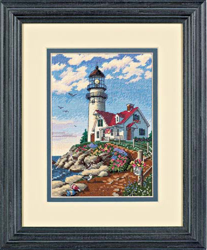 외국 십자수패키지 Dimensions Gold 쁘띠/ BEACON AT ROCKY POINT-6958