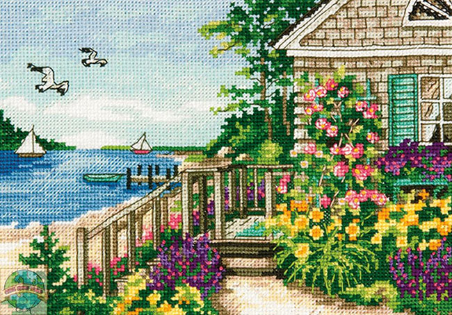 외국 십자수패키지 Dimensions Gold 쁘띠/ BAYSIDE COTTAGE-70-65145