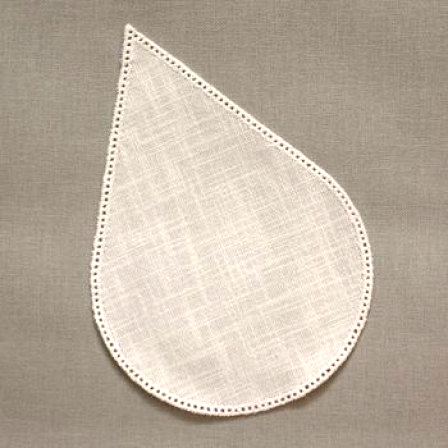 쯔바이 베이스도일리-물방울-흰색/7028-100