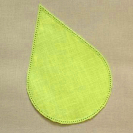 쯔바이 베이스도일리-물방울-LIME GREEN/7028-614