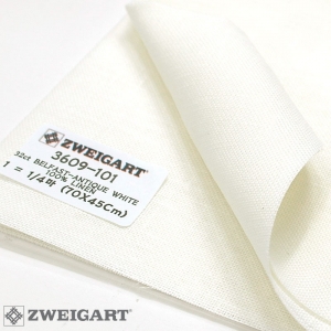 쯔바이 자수원단 32카운트-BELFAST-ANTIQUE WHITE/3609-101