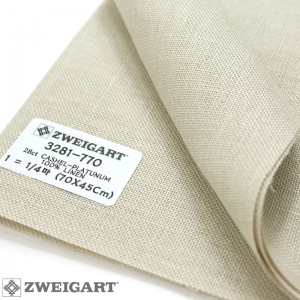 쯔바이 자수원단 28카운트-CASHEL-PLATINUM/3281-770