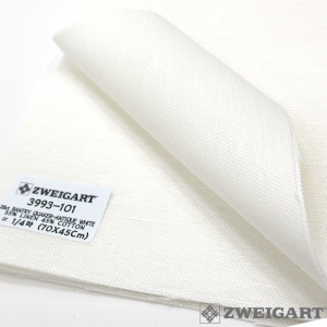 쯔바이 자수원단 28카운트-BANTRY QUAKER-ANTIQUE WHITE/3993-101