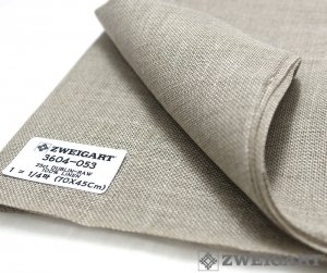 쯔바이 자수원단 25카운트(=10fils)-DUBLIN-RAW(메디치원단)/3604-053