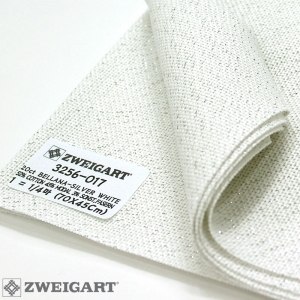 쯔바이 자수원단 20카운트-BELLANA-은빛반짝이 SILVER WHITE/3256-017