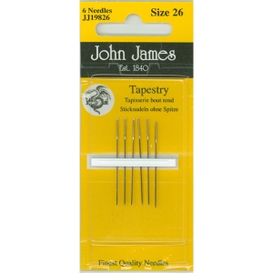 존제임스 십자수바늘 Tapestry 26호(6개세트)-JJ19826