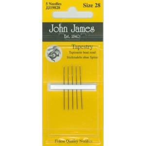 존제임스 십자수바늘 Tapestry 28호(5개세트)-JJ19828