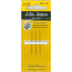 존제임스 십자수바늘 Tapestry Gold 24호(3개세트)-JG19824(Gold)