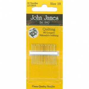 존제임스 퀼트바늘, 퀼팅바늘 10호(20개세트)-JJ12010