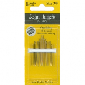 존제임스 퀼트바늘, 퀼팅바늘 3/9호(20개세트)-JJ12039