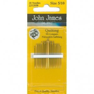 존제임스 퀼트바늘, 퀼팅바늘 5/10호(20개세트)-JJ12050