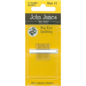 존제임스 퀼트바늘, 퀼팅바늘 Big eye 11호(12개세트)-JJ12511