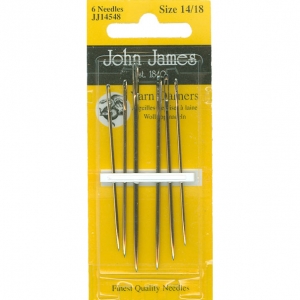 존제임스 Yarn Darners(불리언바늘) 14/18호(6개세트)-JJ14548