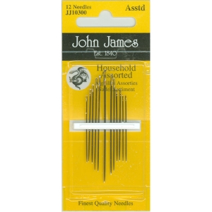 존제임스 가정용바늘종합 Household Sewing Needles(12개세트)-JJ10300