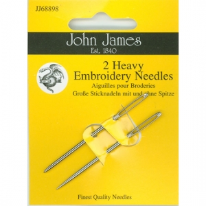 존제임스 일반자수/프랑스자수바늘 Heavy Embroidery 14호(2개세트)-JJ68898
