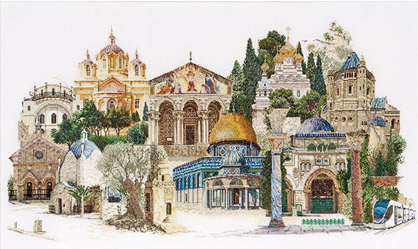 외국 십자수패키지 Thea Gouverneur/ JERUSALEM(36ct)-TG533
