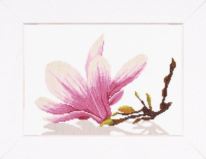외국 십자수패키지 Lanarte/MAGNOLIA TWIG WITH FLOWER-0008162