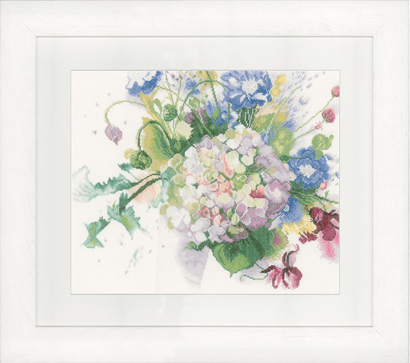 외국 십자수패키지 Lanarte/HORTENSIA-0151018(고급케이스)