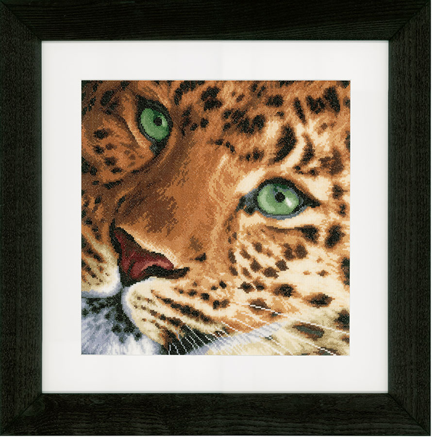 외국 십자수패키지 Lanarte/LEOPARD-0154944(고급케이스)