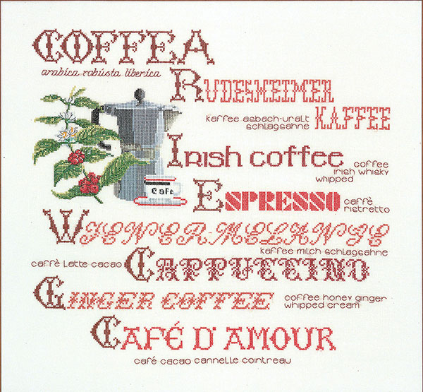 외국 십자수패키지 Thea Gouverneur/ COFFEE SAMPLER(36ct)-TG3011