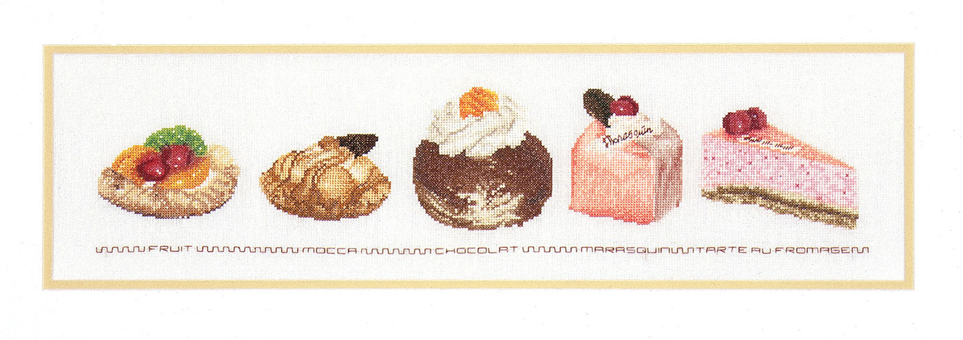 외국 십자수패키지 Thea Gouverneur/ CAKE ASSORTMENT(36ct)-TG3050