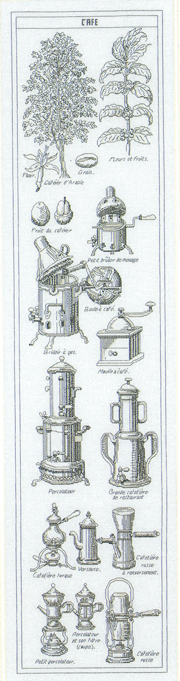 외국 십자수패키지 Thea Gouverneur/ COFFEE DESIGN(16ct)-TG3028A