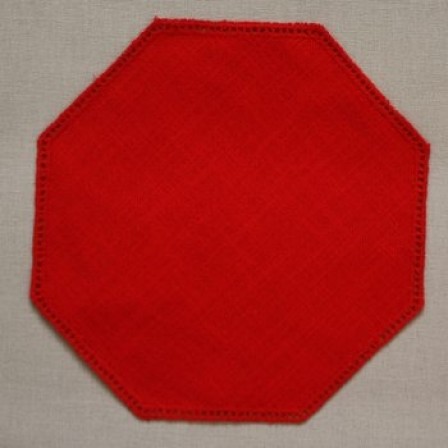 쯔바이 베이스도일리-팔각-빨강/7017-954