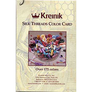 Kreinik 크라이닉 Silk Thread Color Card(칼라카드,샘플북)-SAVSCS