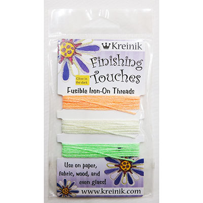 Kreinik 다림질접착 메탈릭실 Iron On Sets(#16) Glow In The Dark(야광)-UF3B6017