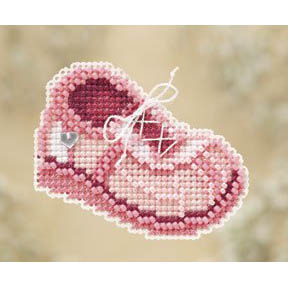 외국 십자수패키지 MillHill(Beads & Treasure)/ PINK SNEAKER-MH18-0101