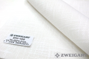 쯔바이 자수원단 19카운트-ARIOSA-WHITE/3711-100(180Cm광폭)